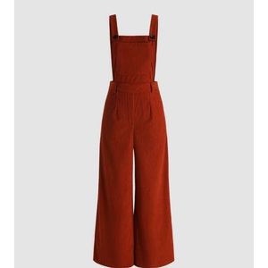 Red corduroy jumpsuit from Cider